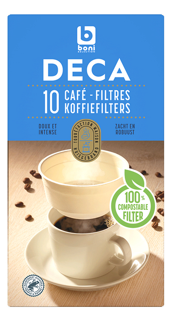 Filtre décaféiné 10pièces