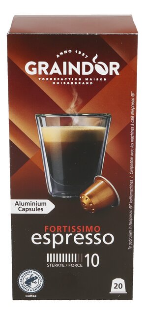 Café espresso fortissimo UTZ SG 5,5gx20