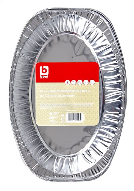 Plat aluminium 35cm 10p
