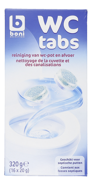 Tablettes WC 20g 16p