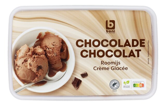 Crème glacée chocolat 1,5L