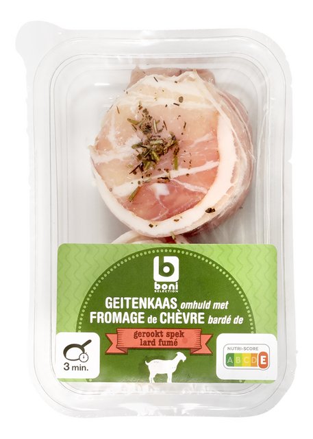 Geitenkaas met spek 65gx2