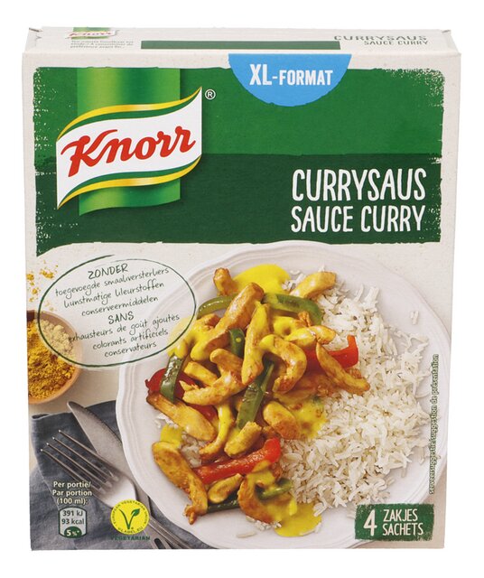 Sauce curry en poudre 24gx4