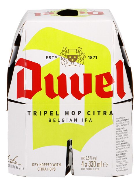 Bière tripel hop citra 9,5% VC 33clx6