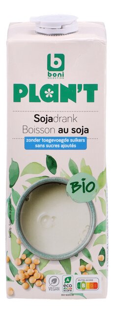 Boisson au soja nature BIO 1L