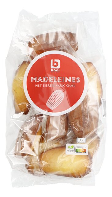 Cake Madeleine met eieren ind. 25gx10