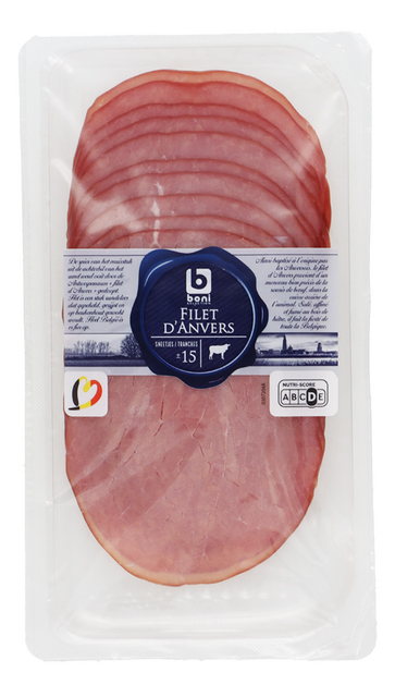 Filet d'anvers ±15 tranches 150g