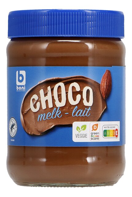 Pâte à tartiner choco au lait 5% 600g