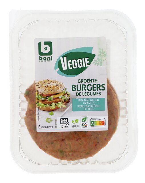 Groentenburger vegetari 100g 2st 200g