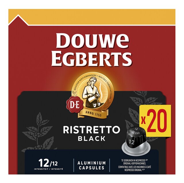 Ristretto 12 black 20 cups