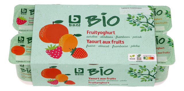 Yoghurt fruit BIO 125gx8
