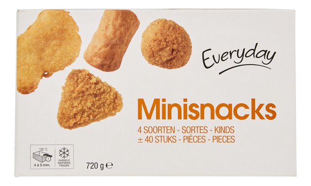 Hapjes snacks mini (40st) 720g