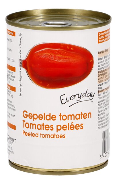 Tomaten heel/gepeld 400g