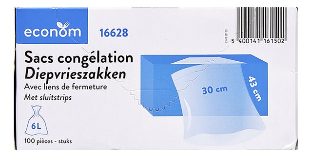 Sachets de congélation 6L 100p