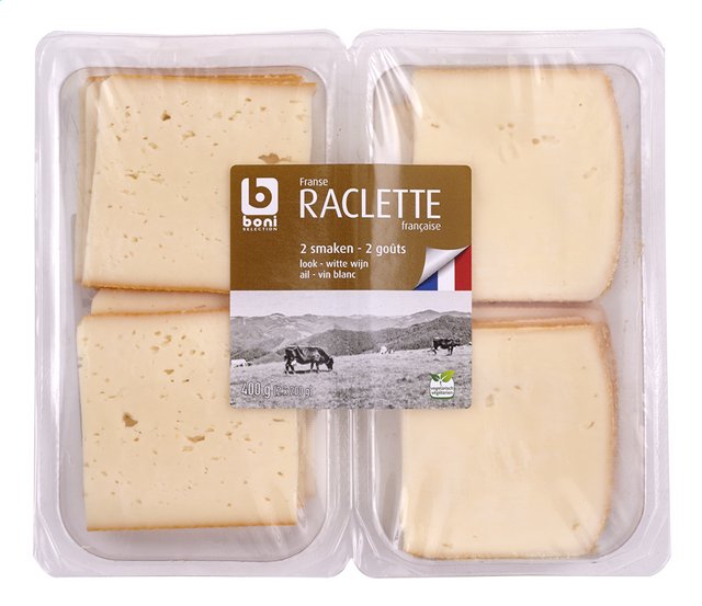 Raclette witte wijn/look 400g