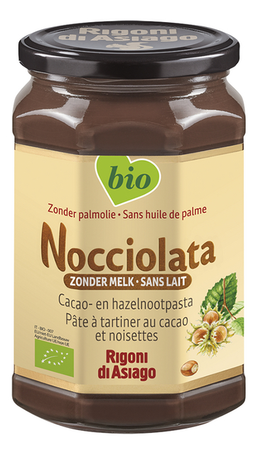 Hazelnootpasta zonder palmolie/melk BIO 650g