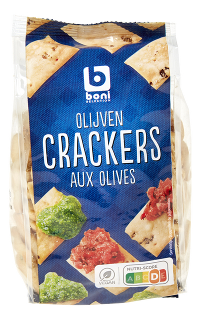 Crackers met olijven 150g