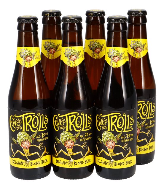 Cuvée des trolls blond bier 7% SG 33clx6