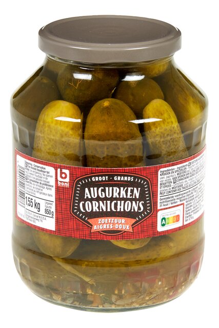 Augurken zoetzuur 1,55kg