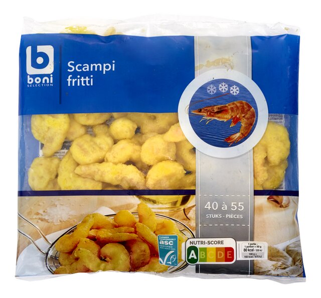 Scampi fritti 40-45st ASC 500g