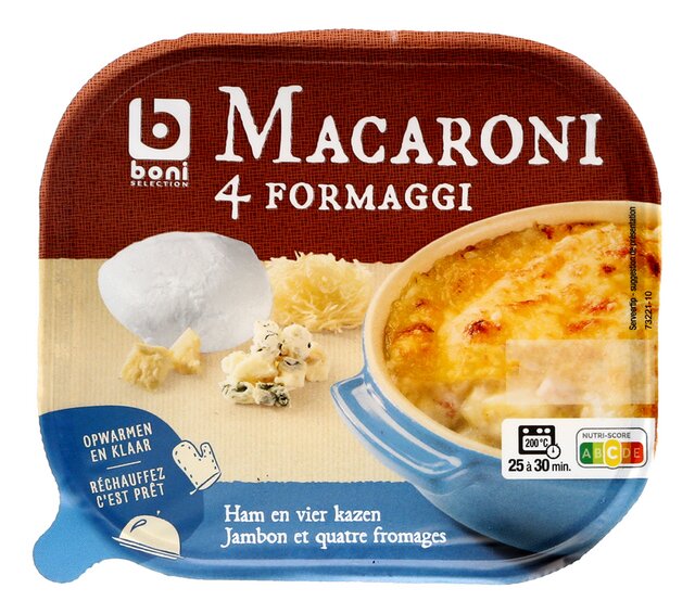 Macaroni met ham-4 kazen 400g