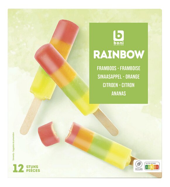 Rainbow glace à l'eau 40mlx12