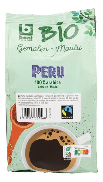 Café moulu Peru FT BIO 250g