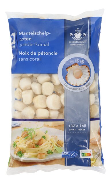 Mantelschelpnoten zonder koraal 500g