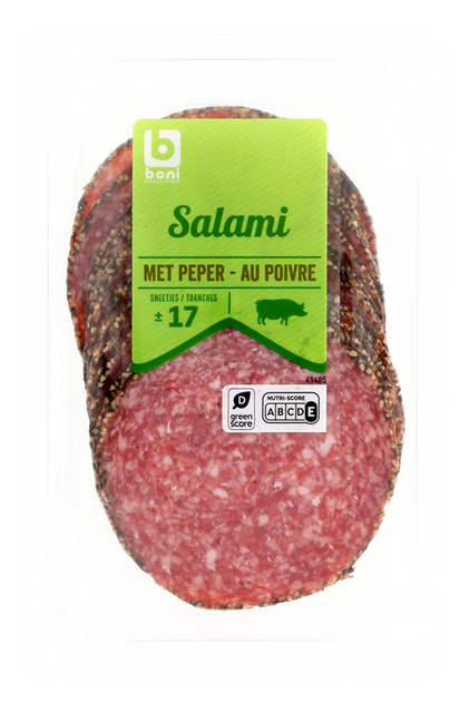 Pepersalami ±17 sneetjes 150g