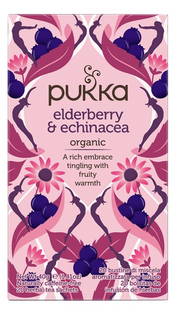 Thee Elderberry-Echinacea BIO 20 builtjes