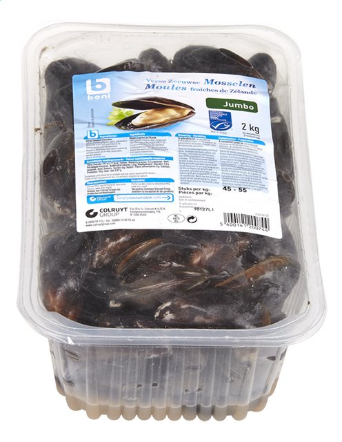 Zeeuwse mosselen Jumbo MSC 2kg