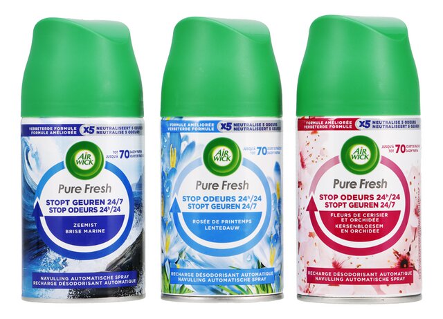 Recharge Freshmatic pure ros.print.-cerise 250ml