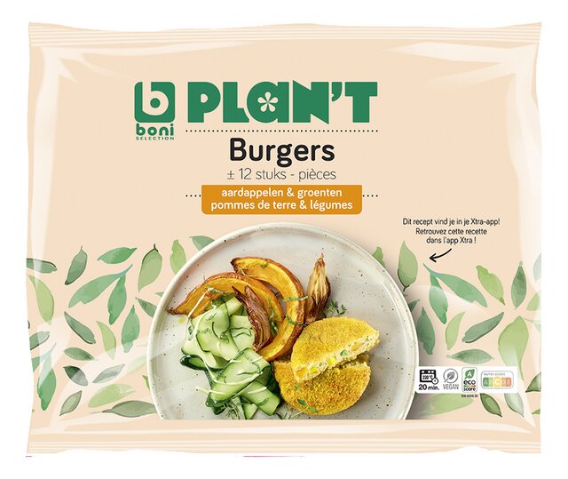 Burgers de légumes 12p 1,35kg