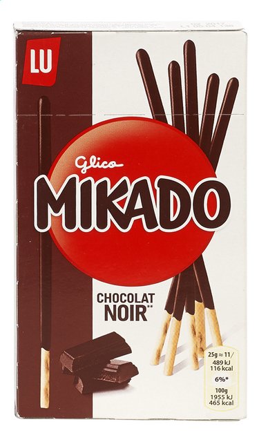 Koekjes Mikado pure chocolade 75g