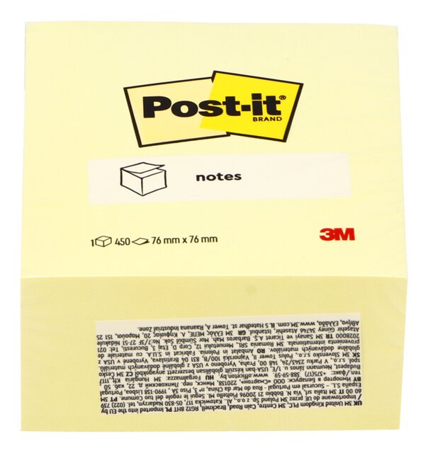 Post-it 450 blaadjes 76/76 geel