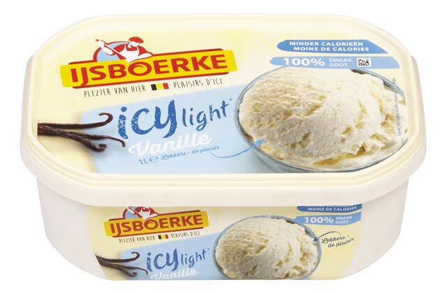 Ijs Icy light vanille 1L