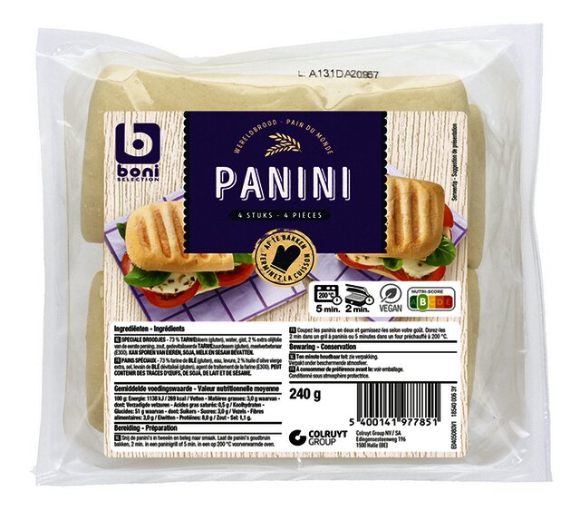 Pains panini 60gx4