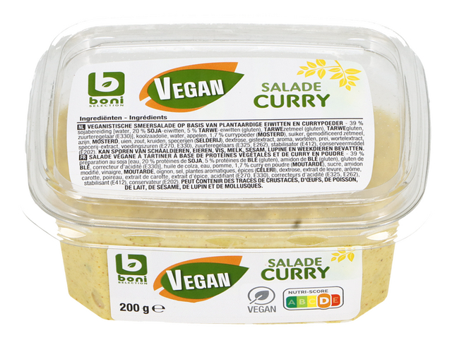 Salade végétarienne au curry 200g
