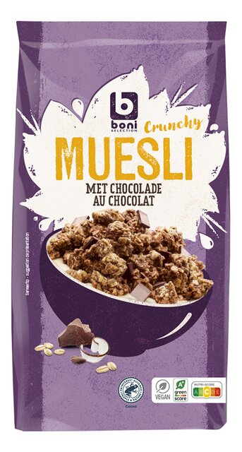 Muesli crunchy met chocolade 750g