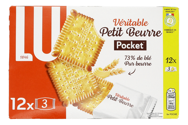 Véritable petit beurre ind.pocket(3st)x12 300g