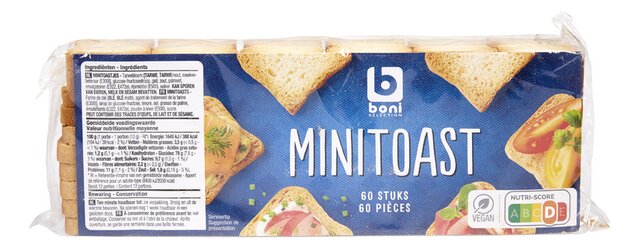 Mini-toasts 60p 120g