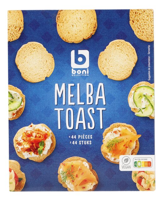 Toast melba ronde 2x22p 110g