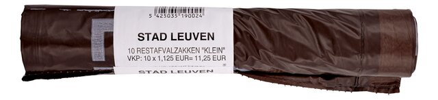 Sac poubelle brun Louvain 30L 10p