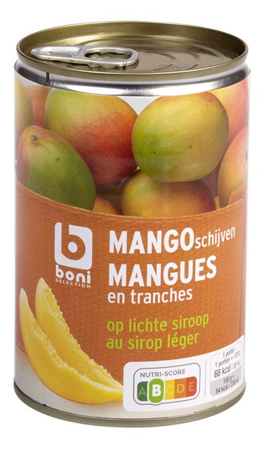 Mangue tranches sirop 425g
