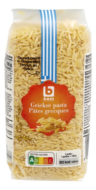 Griekse pasta (15') 500g