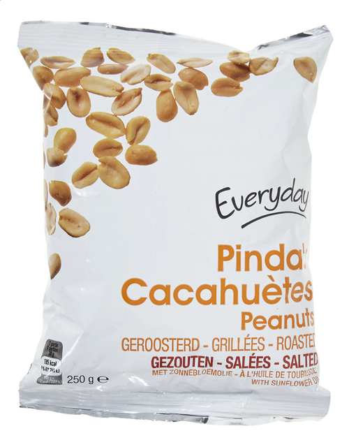 Pinda's geroosterd/gezouten 250g