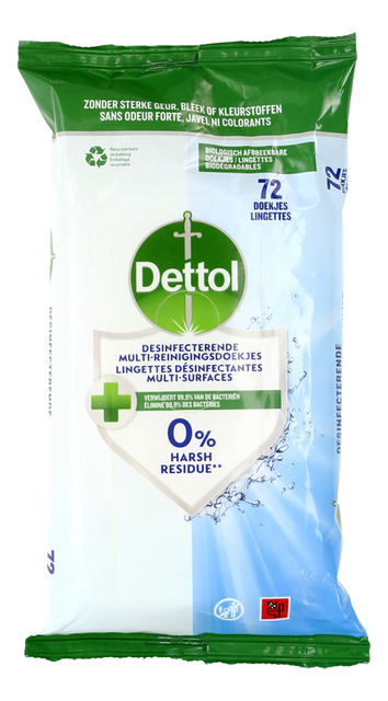 Reinigingsdoekjes desinfecterend 72st