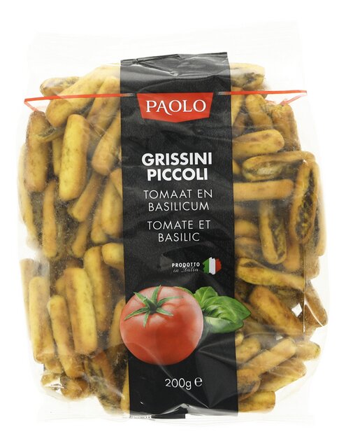 Grissini piccoli tomate basilic 200g