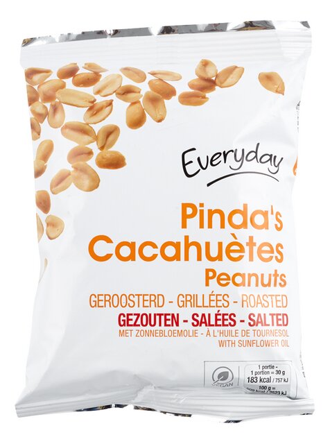 Pinda's geroosterd/gezouten 250g