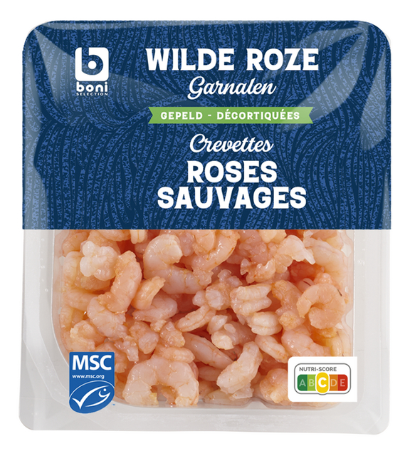 Crevettes roses sauvages MSC 125g